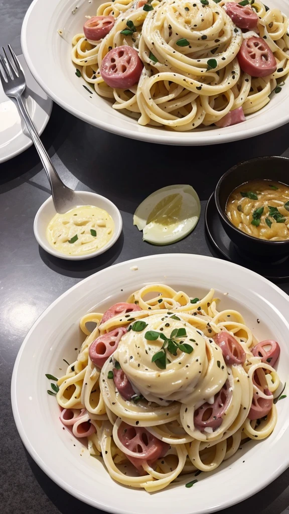 a carbonara
make it more visible and appealing to the eyes of public
Instagramable