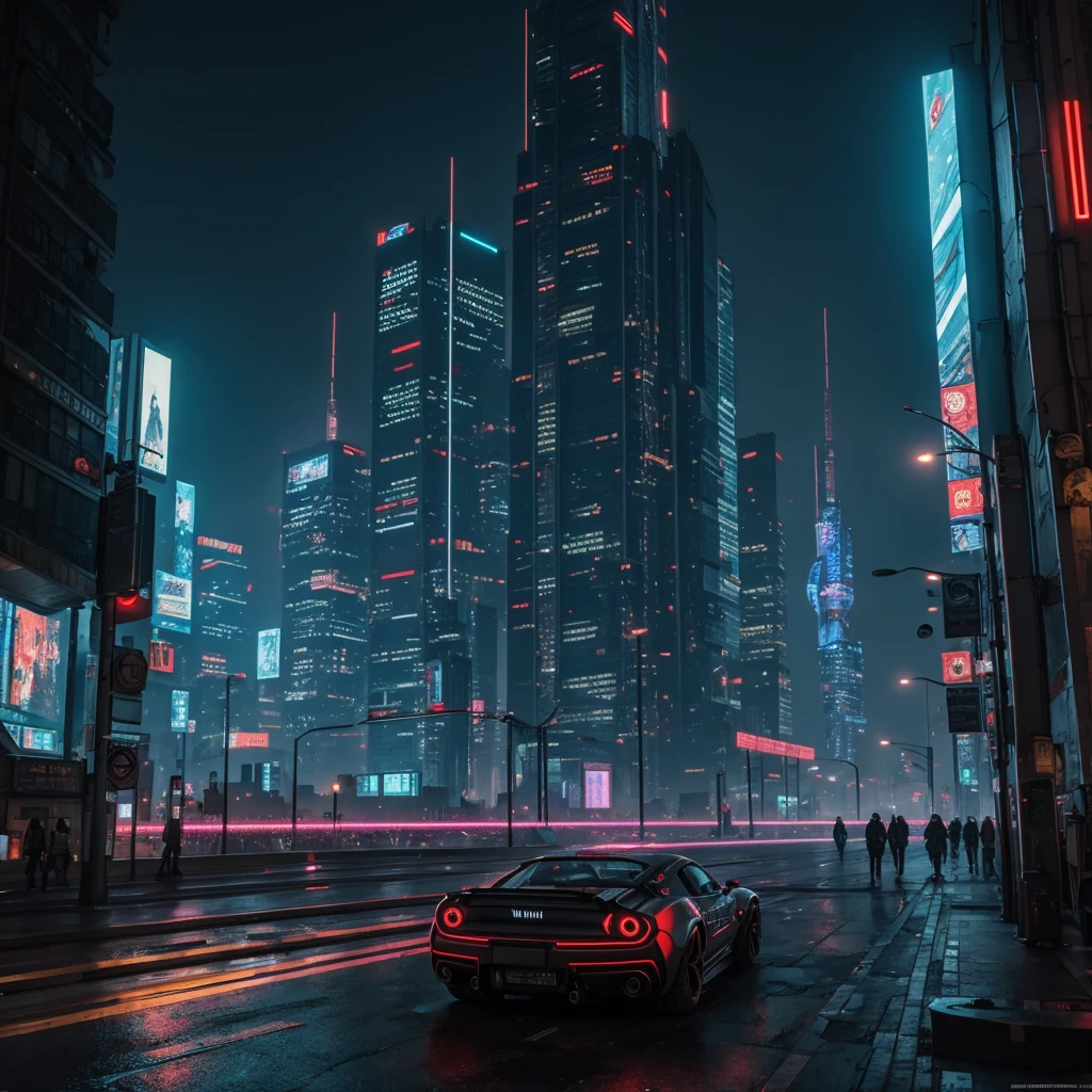 Cyberpunk Moscow, high quality, high resolution, hyperrealism