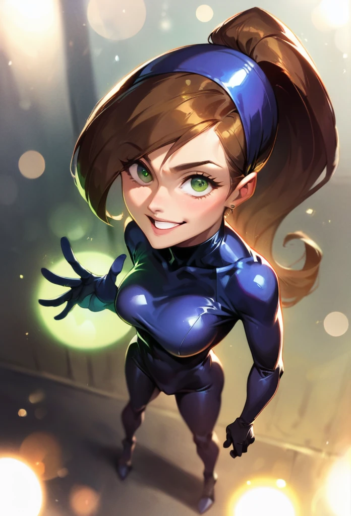 score_9, score_8_above, score_7_above, score_6_above, score_5_above, (high quality, detailed, beautiful), detailed soft lighting, classification_explicit, 1 girl, Kim Possible, Brown hair, who is sitting inside a limousine, looking sexy, beautiful eyes, Open eyes, smiling, (green lantern costume:1.2), (darkness:1.2), (full body portrait:1.2), camel toe, sharp focus, portrait, studio lighting, bokeh, (masterpiece, Best Quality), (High resolution), perfect face, flawless, professional artwork, art station, cinematic lighting, beautiful face, beautiful eyes, large eyes, bright Eyes, beautiful smile, perfect hands, anatomically correct, perfect anatomy. violet dress color.