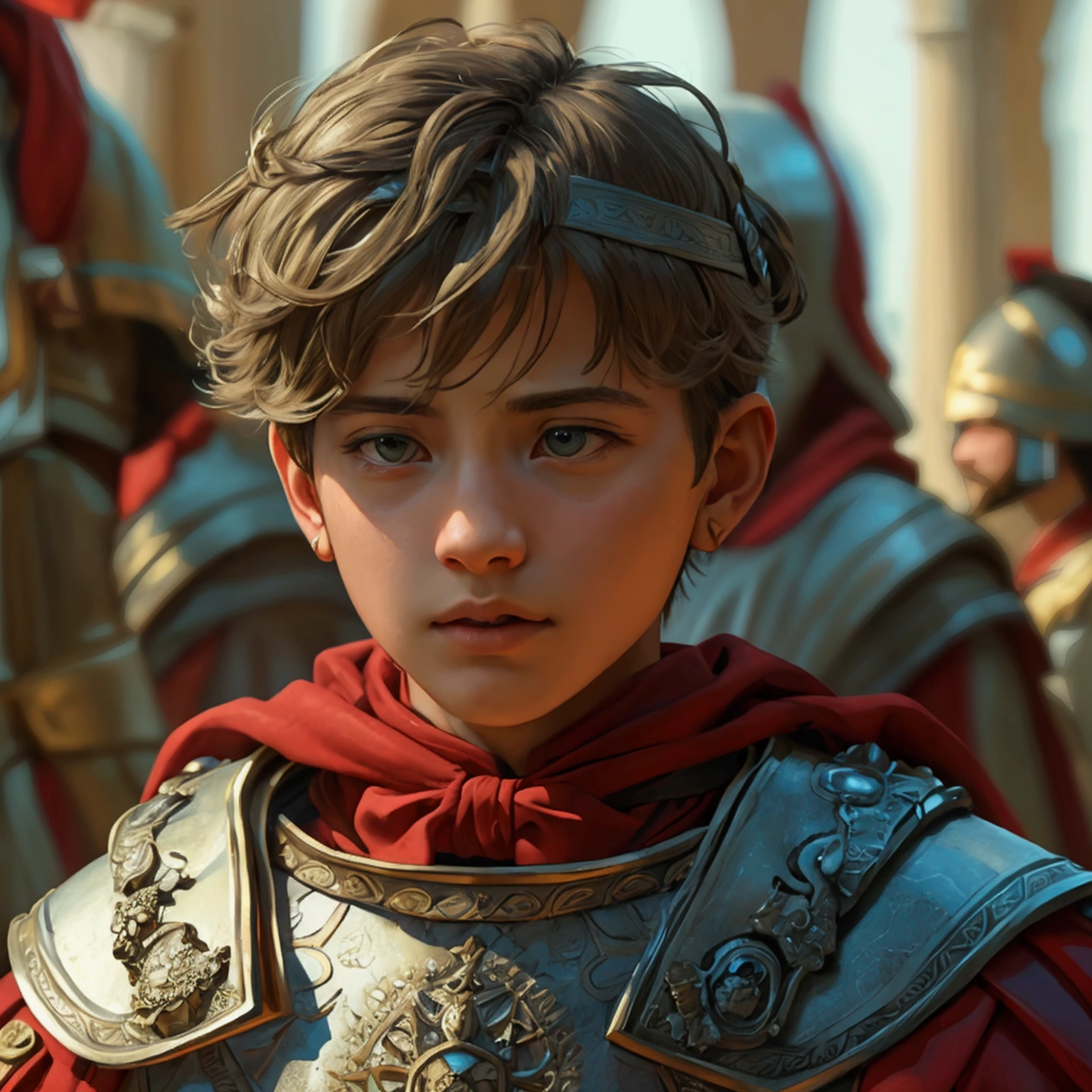 masterpiece, 最high quality, high quality, Very detailed 8k CG unit wallpaper, Depth of written boundary, High resolution, Realistic, Very detailed, Complex, Attention to detail, 太陽masterpiece, 最high quality, Very detailed, (((masterpiece, 最high quality, High resolution, Attention to detail)))), ((最high quality, 8k, masterpiece:1.3)),Constantine the Great.17age Destined to become Emperor of Rome. A boy's growth story. He is a dangerous young man who is friendly and gentle in his daily life, but becomes ruthless and ruthless when necessary. Like a lion. A man who has had an immeasurable impact not only on the Roman Empire, but on the rest of the world. Days of military training, academic education, and field practice in the Roman Eastern Empire. The training and trials of the elders. power struggle. friendship. adventure. His complicated relationship with his father. A mother to protect. Pure love with a pretty and adorable girl who must be protected. Fresh youth. Battle between Germania and Persia. Recapture of Alexandria, Egypt. lyrical. Dramatic. Heartful. romantic. Real. masterpiece. Super high quality. Ultra high definition. Divine work. A Hollywood historical masterpiece. Drama. Luxurious. Majestic. magnificent. delicate. detail. Elaborate. passion. Cold-hearted. Epic romance.