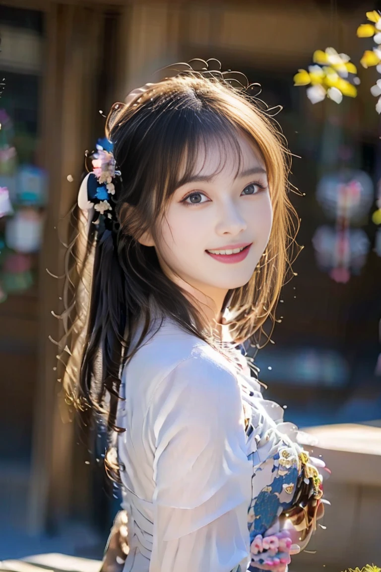 (8k, RAW photo, best quality, masterpiece:1.2), (realistic, photo-realistic:1.4), (extremely detailed 8k wallpaper), Japanese pretty woman in school. blue buruma, short bob hair, black hair, standing