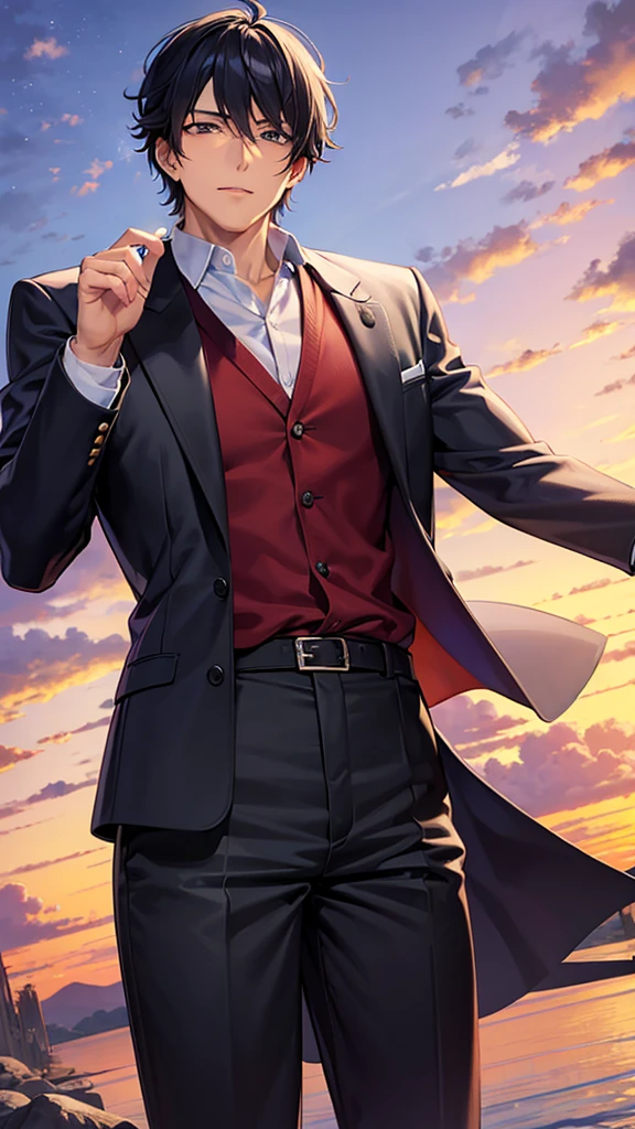 Gojo Satoro, Looking handsome, HD wallpaper, masterpiece, anime.