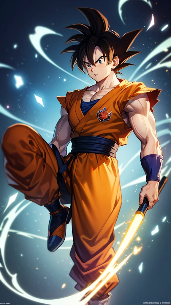 Goku from Dragon ball , Looking handsome, HD wallpaper, masterpiece, anime.