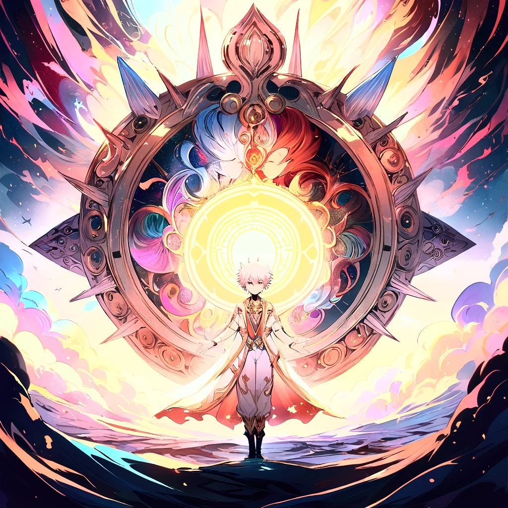 Killua godspeed form and Gojo fused