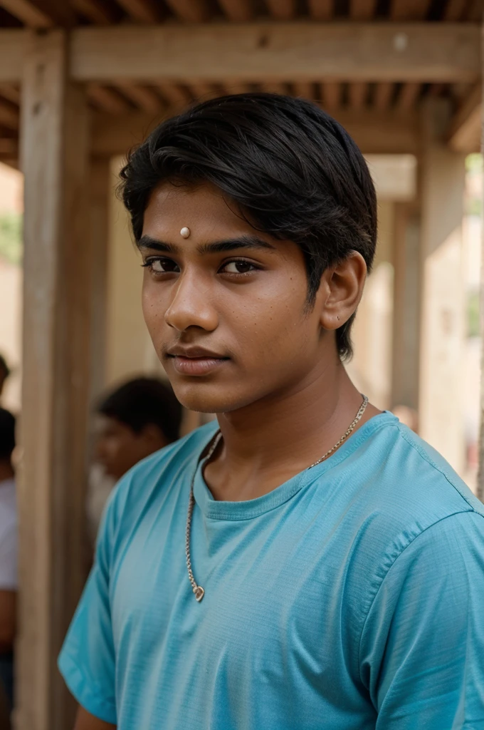 photo of an indian boy teen,fair skin tone, ultra realistic and detailed 4k