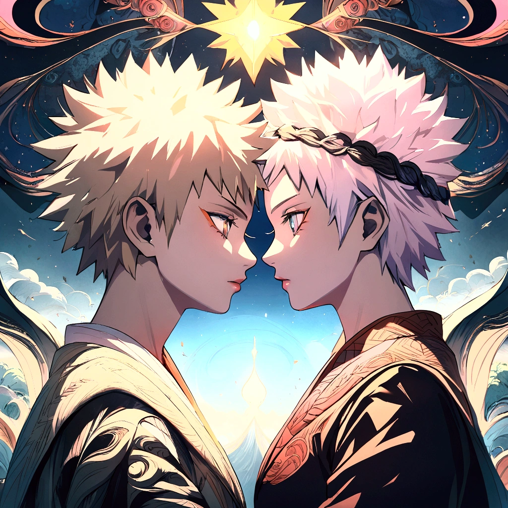 Show me what it would look like if naruto and itadori fused