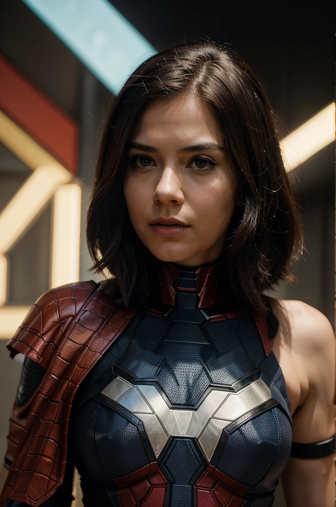 make me a Marvel-themed picture and put QUIZ at the top