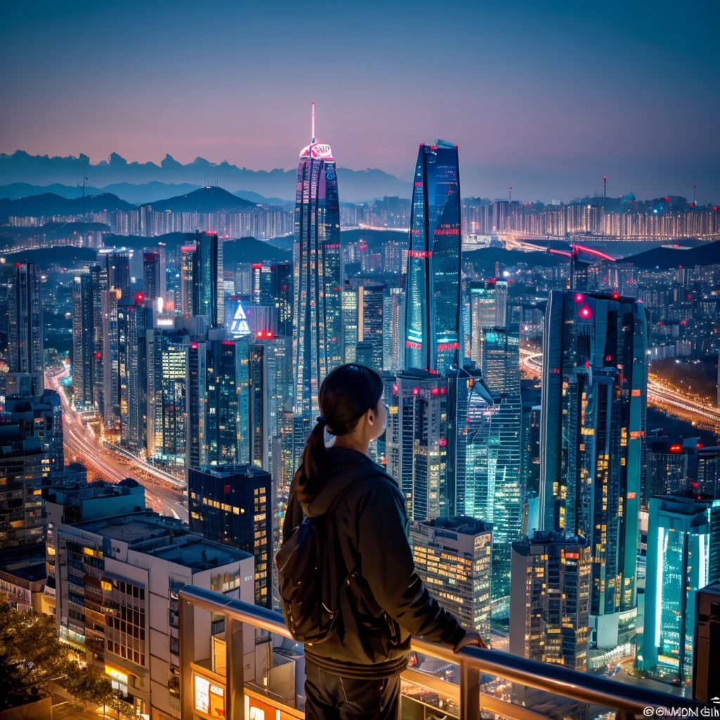 Seoul Skyline at DawnVisuals: The video opens with serene shots of the Seoul skyline at dawn. The members of Astra are seen in their everyday lives, waking up and preparing for the day.
In south korea