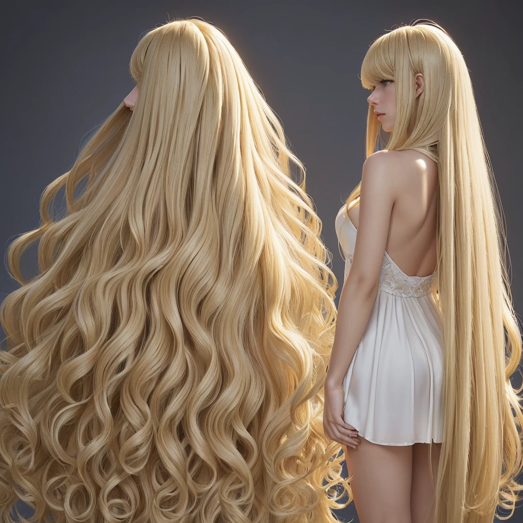 (Pure white wall background:1.8. Upper body photo from the knees up)　((Random poses showing off as much of her dress, back and hair as possible:1.5))　((Her hair is incredibly straight:1.5))　((Beautiful model with long blonde hair, girl with super length Hair, extremely length Hair, extra length Hair, very long, Flowing Hair, very length Hair, length Hair girl, very long, Flowing blonde hair, length Hair windy, very longBlonde Hair, length, Flowing Hair, length and or curly hair, with length Hair, length Hair!!!!　Her highest quality hair is long and 真っ直ぐ or curly hair very long, best quality blonde, length hair in the center, Highest quality long Straight or curly hair, length, Straight or curly hair, beautiful, High quality blonde hair, length and Blonde Hair highest quality Straight or curly hair, length Hair, length and Straight or curly hair, highest quality Blonde Hair, Perfect silky Straight or curly hair of the highest quality, Straight or curly hair, highest quality Blonde Hair, length Blonde Hair　Straight or curly hair, length, Light blonde hair　Her hair is long and Straight or curly hair, very longBlonde Hair, length hair in the center, length Straight or curly hair, length, Straight or curly hair, beautiful hair of the highest quality, length Hair, length, Straight or curly hair　Blonde Hair , length and free Straight or curly hair Blonde Hair, Straight or curly hair Blonde Hair))　(Her bangs are perfect.:1.3)　(France&#39;s most beautiful 24-year-old hair model)　　((highest quality)), ((masterpiece)), (family friendly)　(Get used to it)　Perfect Face　(Her skin is a typical French complexion...、And very detailed)　　(Big Breasts)　(She is wearing a gorgeous light blue princess dress:1.5)　(She has a beautiful French face and a typical French figure...., Narrow eyes)　(She has perfect beautiful makeup and face　Lipstick is light red　A solid eyeliner)　((Rich 1.4))　(Extremely detailed 8K)　(Ultra-fine skin texture 1.4)　(current, Vibrant:1.4), double eyelid　Sharp focus:1.2