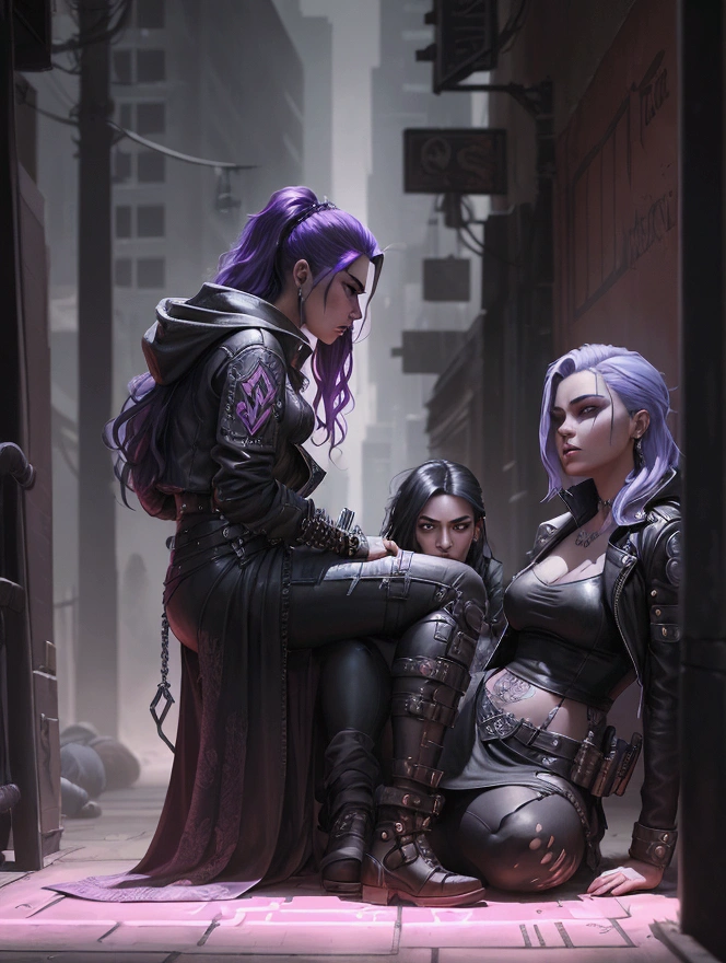 there is a woman sitting on the ground with a knife in her hand, stylized urban fantasy artwork, realistic character concept, unrealistic character concept, novel cover art for a book, abaddon and magali villeneuve, art cover, art concept for a book cover, an edgy teen assassin, shadowrun character art, concept art for a video game