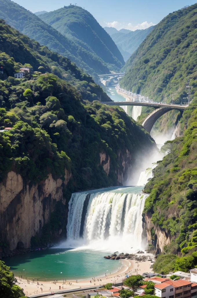 Make an image of what it would be like if Paraibuna de Juiz de Fora had cleaned up pollution