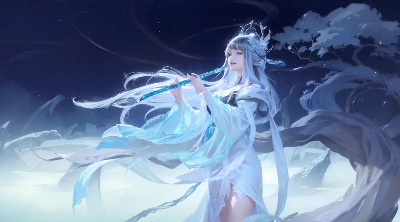 Naked Woman, (A hyper-realistic)、(illustratio)、(Hight Resolution)、(8k)、(ighly in detail)、(Best Illustration)、(Beautifully detailed eyes)、(Top Quality)、(extremely highly detailed)、(masterpiece)、(wall paper)、(Detailed Face)、solo、1 girl in、looking up at viewer、the detail、Detailed Face、nigth in the dark、heavy shadow、lowkey、pureerosfaceace_v1、A Smile、long、Black shawl straight hair、46-point diagonal bangs, (All-nude), View of the castle、Stand against the wall