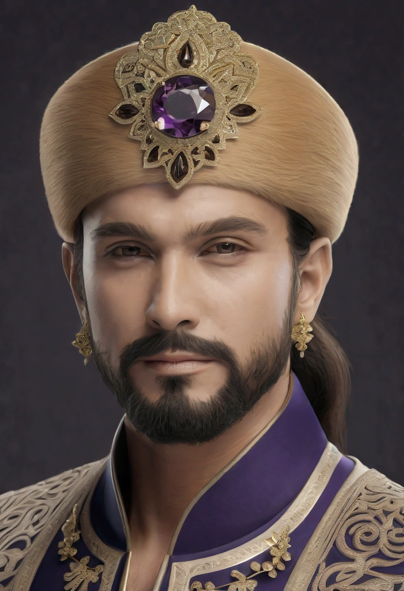 AGE: Between 40 and 50 years.
Height: Approximately 1.70 meters.
Physicist: Athletic and curvy.
fur: clear and smooth.
hair: Long and wavy blonde, usually collected in a ponytail.
eyes: dark browns.
Brands: A purple diamond seal on the forehead, characteristic of his clan. totally naked.