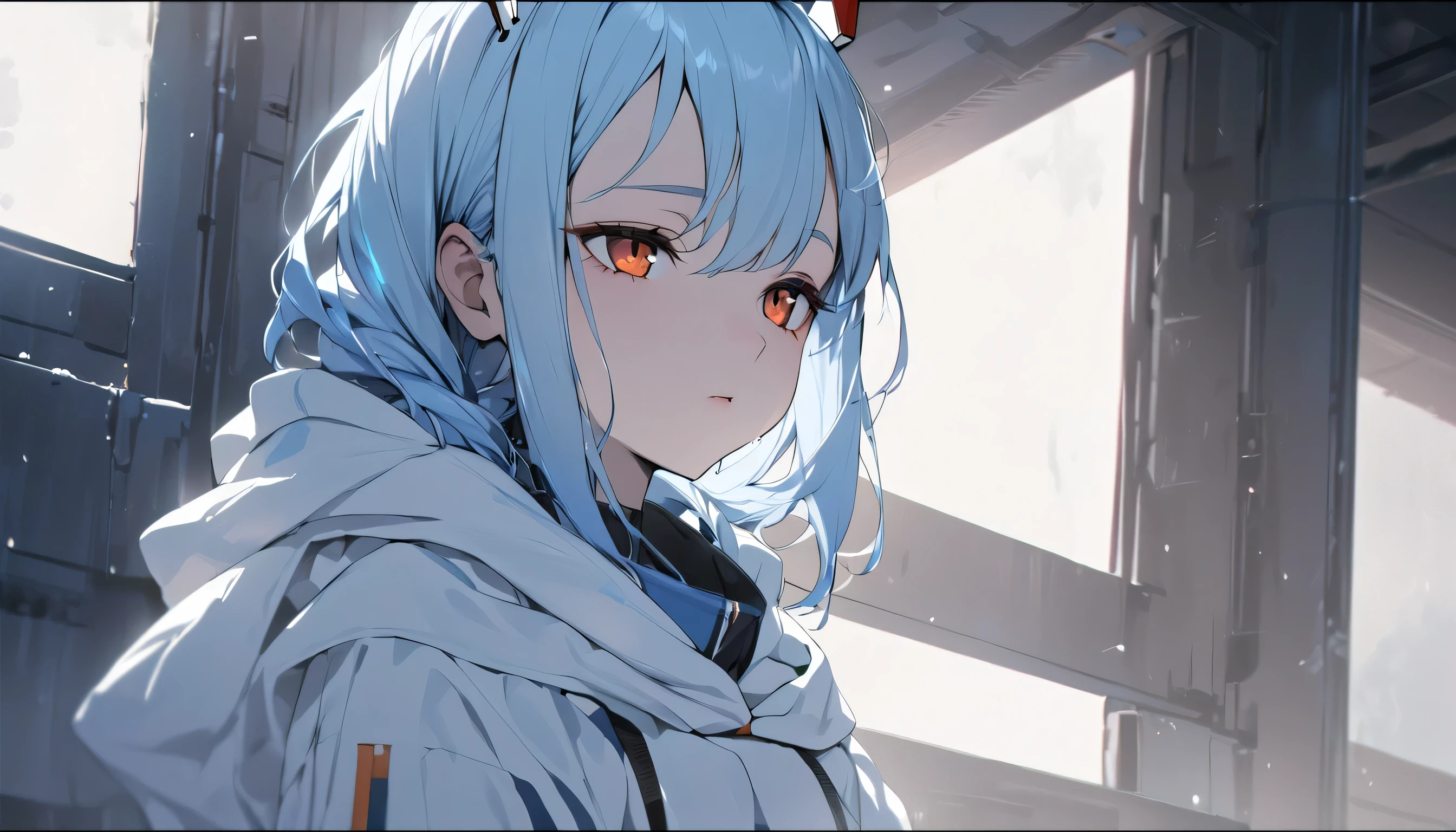 masterpiece, Awesome girl,1 female , younger sister, Cold Face, Expressionless, Woman with long blue hair, Pale pink lips, Calm, intellectual,Facial details, Eye details,Rei Ayanami,No exposure,Whole body,Ayanami Rei,(Highest quality:1.2),One girl,High resolution,Live feeling,Mike stand,Sense of presence,Uplifting,Good to sing,Divine