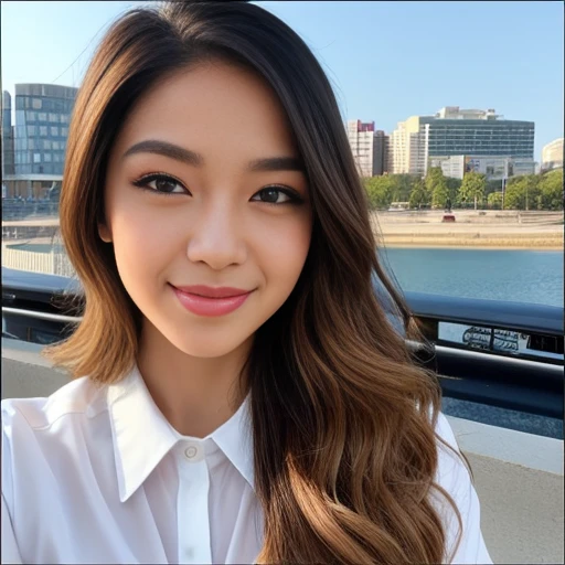 This beautiful teacher wore a simple and elegant white shirt. Pair it with black slim-fit trousers., Revealing her tall figure and graceful curves.. Her long hair is a shawl., Slight curls, and gave off a faint fragrance. Her face is delicate., Her eyes were bright and lively., Her eyebrows were thin and natural., Her lips were rosy and sexy., And her face was round and smooth..