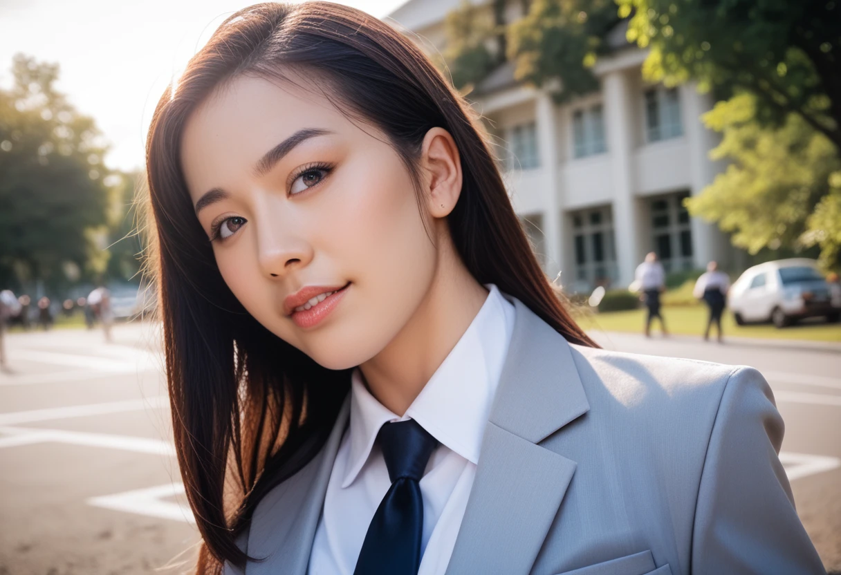 8k, raw photo, best quality, masterpiece, realistic, photo realistic, clear, professional lighting, beautiful face, best quality,ultra high res, realistic japanese beautiful, Super detailed, 1girl, clothed, outdoor, wrestling