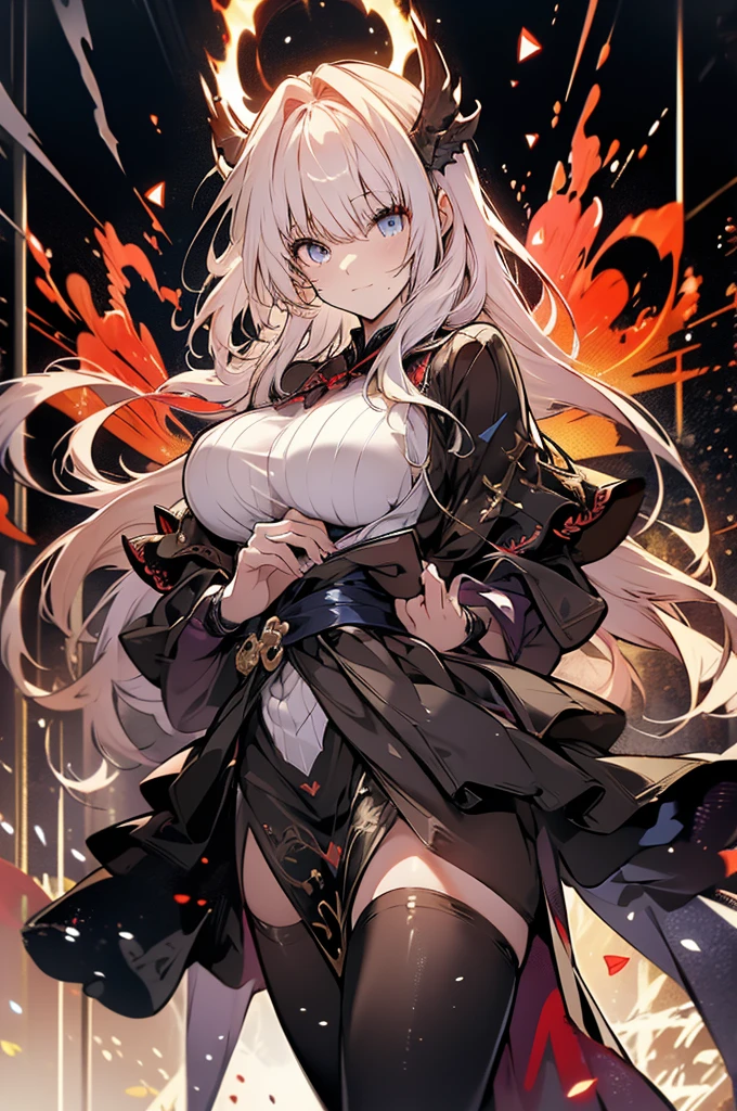 oil, Coming down from the sky, A breathtaking masterpiece, Vivid, Caravaggio, 8k,Angelic,A large number of people,fallen Angel,Duel Night Battle Angel vs. Many Humans,9 prompts:「A surreal cinematic depiction of Astaroth, A powerful demon and princess of Hell, sheの魅惑的かつ恐ろしい栄光の中で.。」
she、Perfect porcelain skin、Plump red lips、The flames of hell smolder with sharp eyes、sheはこの世のものとは思えないほどの美しさを見せるはずだ.。sheの外見は、sheの悪魔的な性質を暗示する、Subtleties, The impersonal edge.。
sheの髪は長い、Shiny Black、It must be swaying as if blown by an invisible wind.。sheの頭の中では、Polished and bent to a wicked point、雄羊や山羊のHornのような装飾的なHornが飾られているはずです。
sheの体は豊満でありながら引き締まっている.、Muscles should be clearly defined, Like a predator.。Instead of feet、鋭い黒いnailの先を持つ獣のような趾行脚が必要です。
sheの体はsheの服ではない、Partially covered by a segmented carapace made of insect-like crimson and black chitinous plates。'Exoskeleton.、Skin must be exposed。
sheの背中から、Its spread reaches at least 20 feet.、have large leathery wings like a bat.、それはsheに邪悪な威厳のオーラを与える.。
background、There are towering rocks and rivers of lava..、It should depict a pit of burning sulfur., Hell itself.。background、Little Ghost、Tormented Soul、You will see other demonic figures being tormented..。
Dramatic lighting of fire and lava、sheの姿には深く不吉な影が落ちている.、それはsheの非人間的な魅力と力を強調する.。The overall atmosphere is、A combination of smoldering temptation and evil intent will bring an end to the pure world..。
This detailed prompt is available in the、、It covers all the fascinating and terrifying aspects of Astaroth..。The mysterious, Devilish beauty、Horn、nail、Insect-like shell、Giant bat wings、そして地獄のようなbackground。Photorealism、Dramatic lighting and shadows、and emphasizes the atmosphere of smoldering temptation mixed with world-destroying malice..