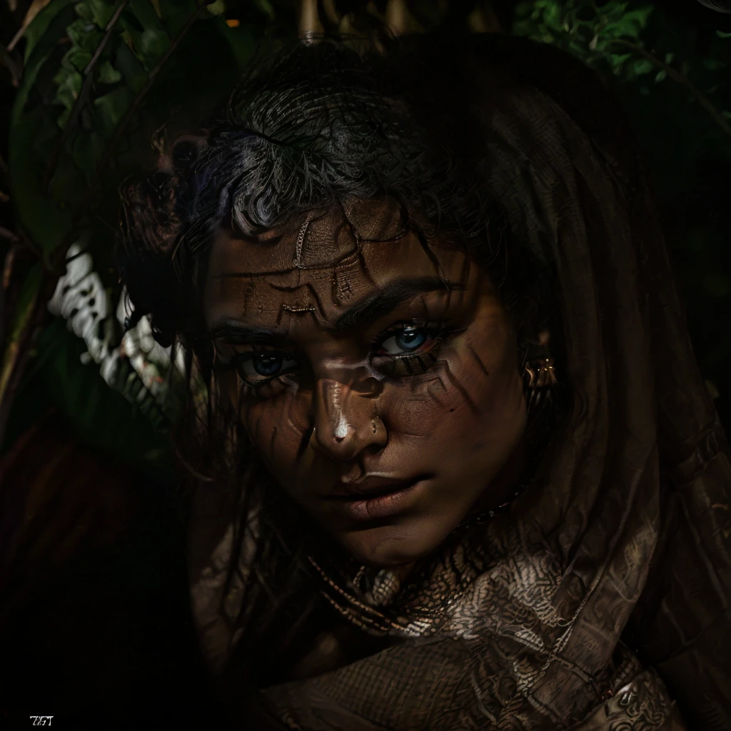 girl in bondage, handcuffs, chains, saree, detailed face, beautiful eyes, detailed lips, detailed nose, intricate saree patterns, cinematic lighting, dark moody atmosphere, dramatic shadows, chiaroscuro lighting, hyper realistic, photorealistic, 8k, detailed textures, dramatic pose, cinematic composition, moody colors, rich colors, dark tones