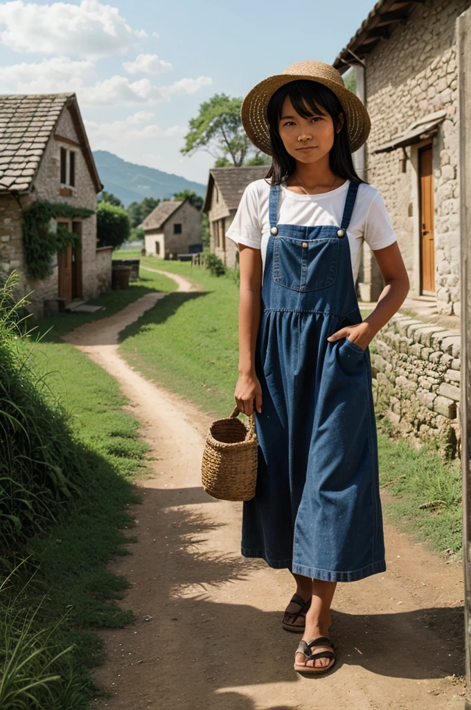 A simple farmer in a small village