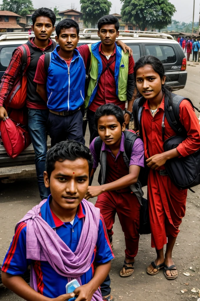Nepal
All youth leaving the country