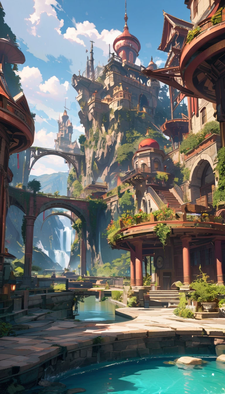 modern, Verism, masterpiece, super detail, best quality, 4K , Fantastic World,Landscape only