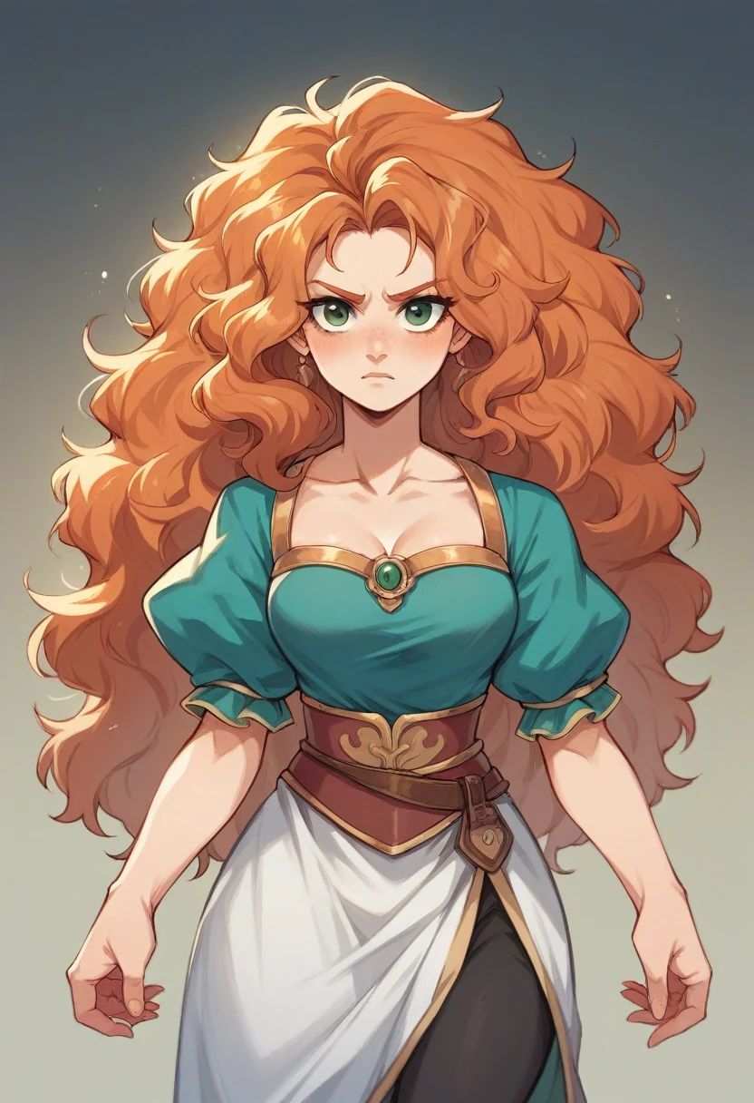 Draw Princess Merida from Valente