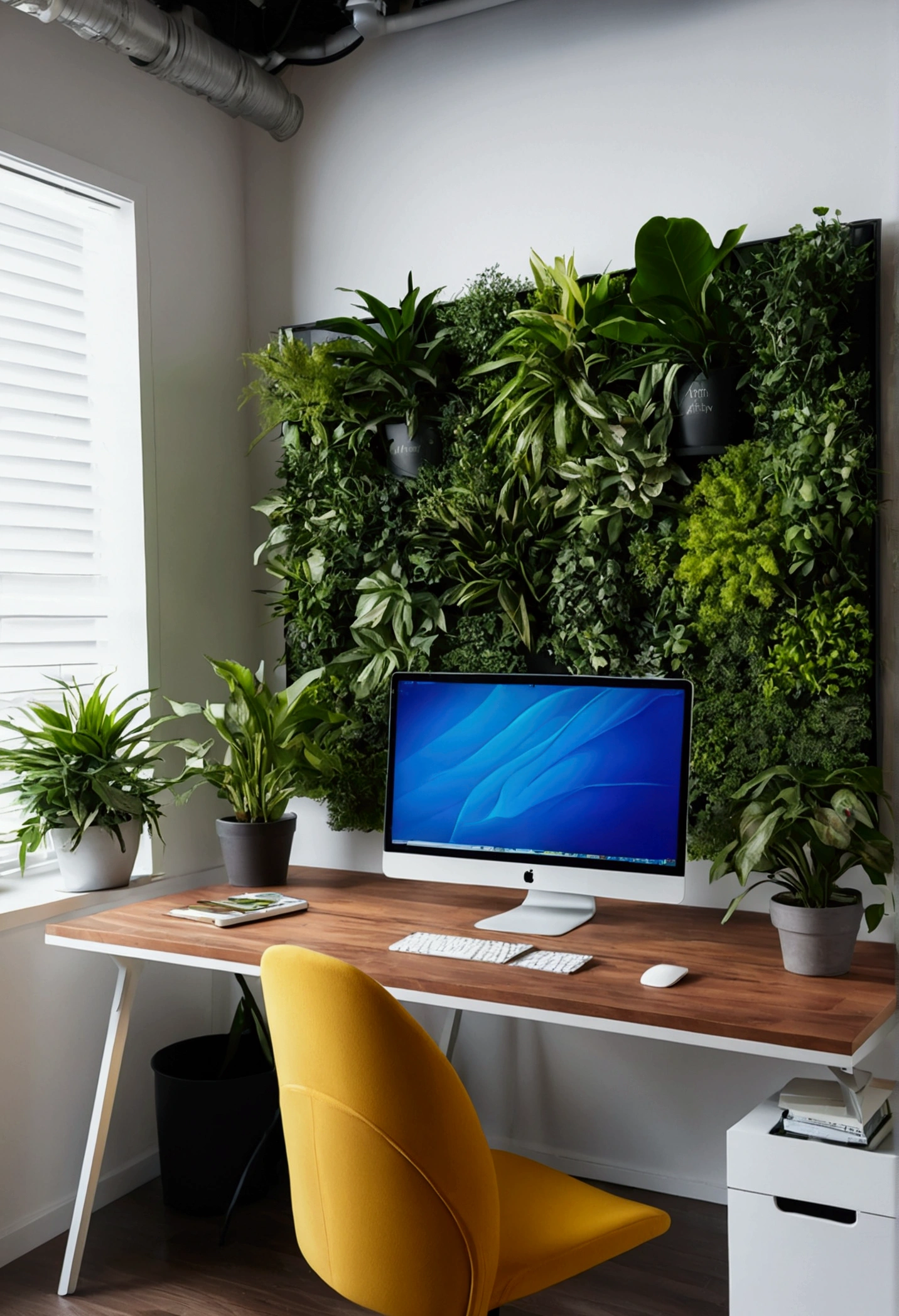 8k, artistry, CRU photo, best qualityer, large office, many computers, com muitas plantas