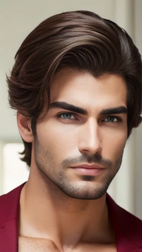 Make a beautiful man Abravanel focus on the face