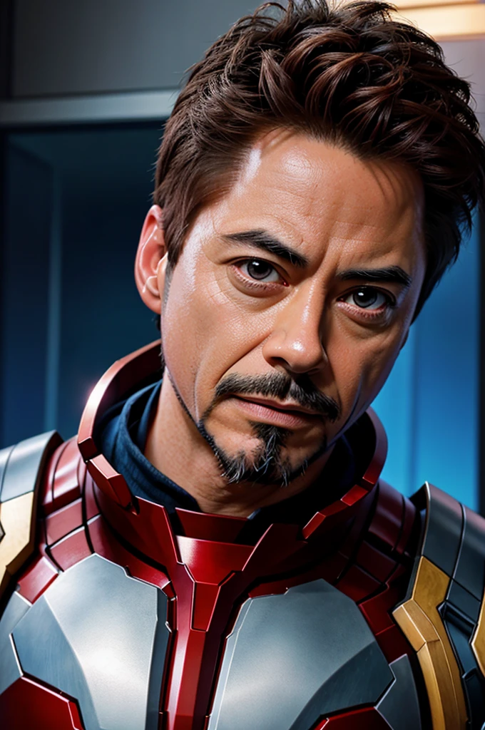Tony stark anime version with special suit