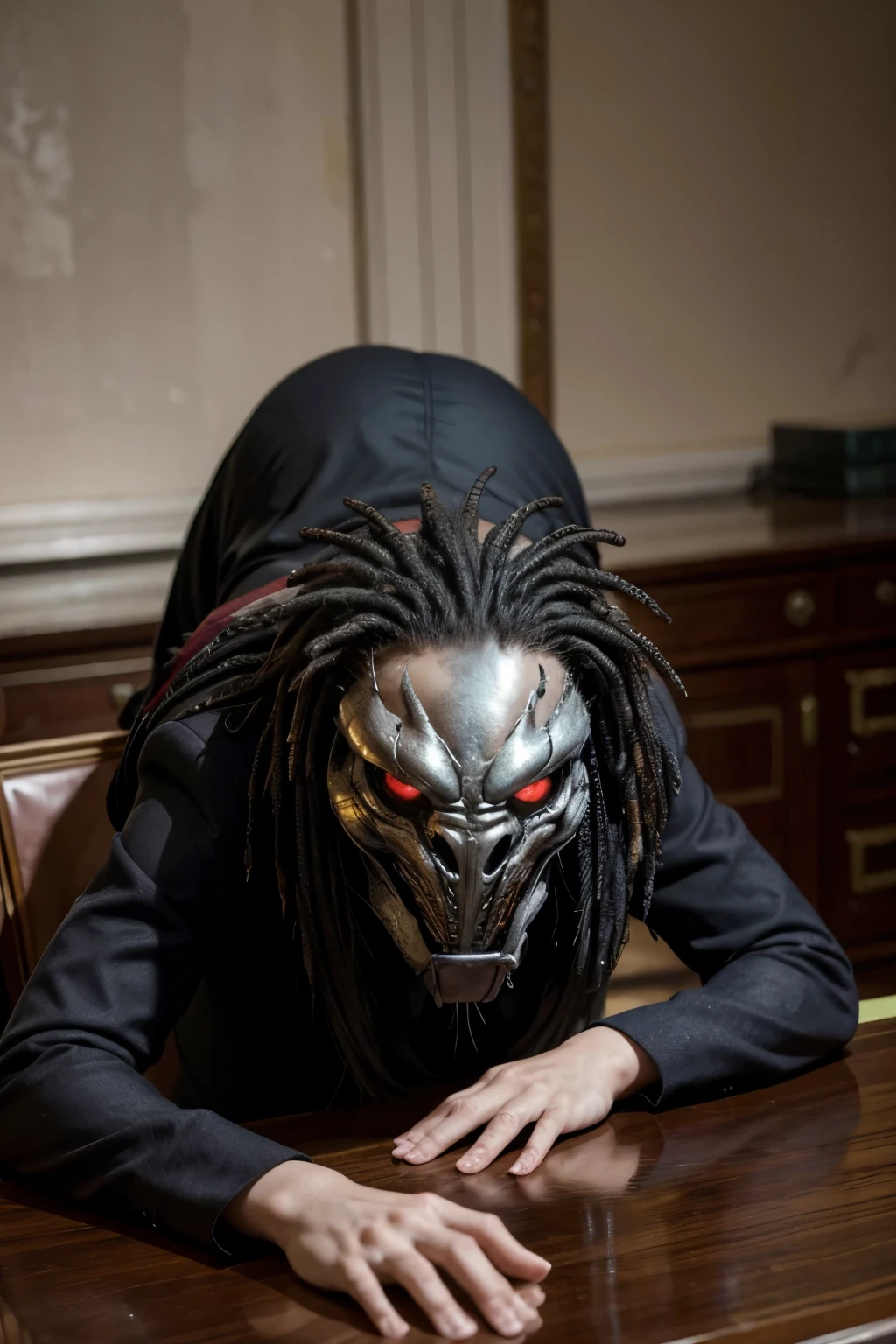 Predator on the presidential desk of Argentina
