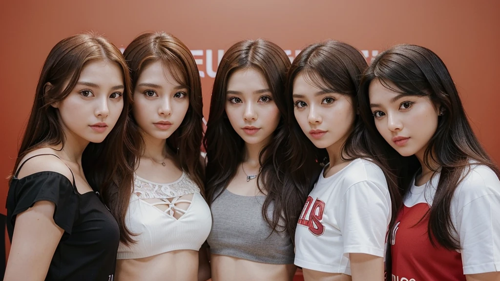 Hello we are Redgirls the k-pop groups, there are four girl groups The first is Alexia💛 the second is Sarah 💓the third is Cynthia💜 the fourth is Ellabelle💙  