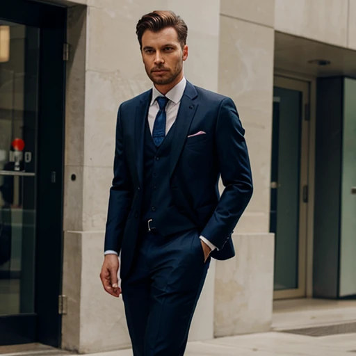 man wearing a suit