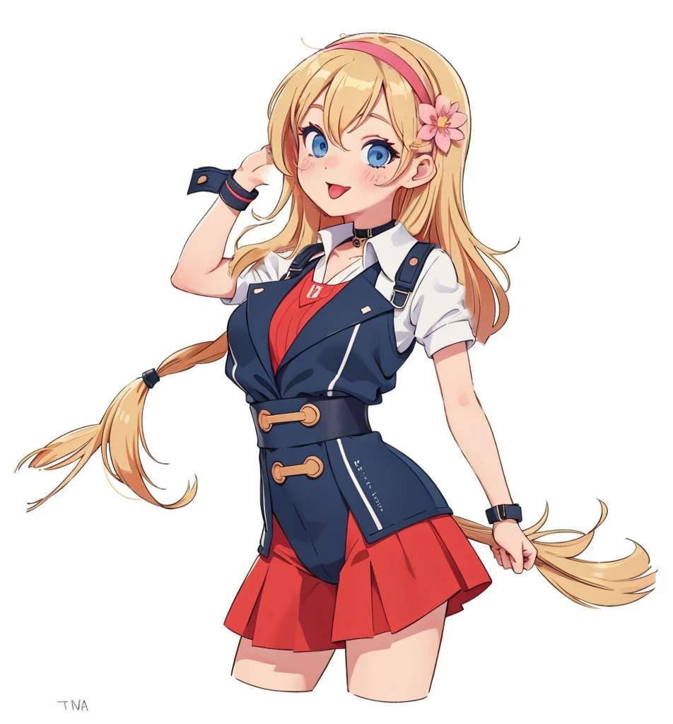 Please create a new outfit for this character, make it stylish and cool