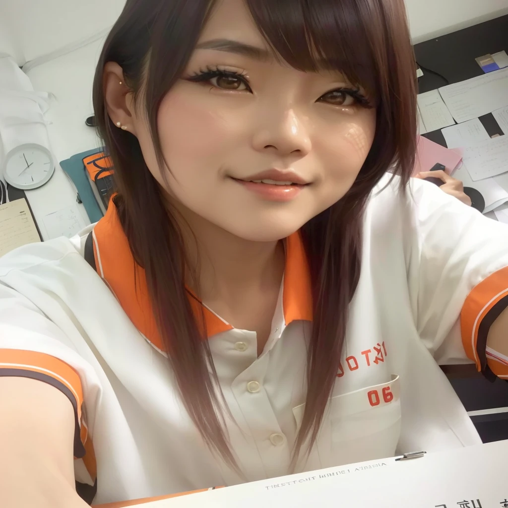 A fifty-something Asian woman sitting at a desk with a book and pen, aoshima Chiho, Chiho, Anime Thai Girl, Kanriu 666, kimi takemura, sakimichan, sakimi chan, Yoshitomo Nara, Ayaka, Japanese Clothing , Ayaka cosplay, student