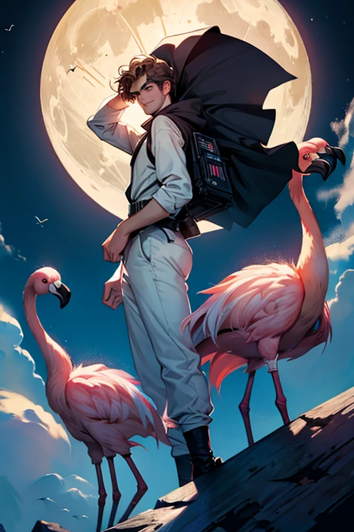 flamingo: Moon: Andrew Garfield: Star Wars: