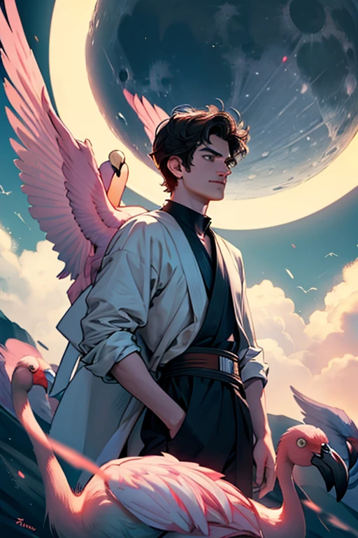 flamingo: Moon: Andrew Garfield: Star Wars: