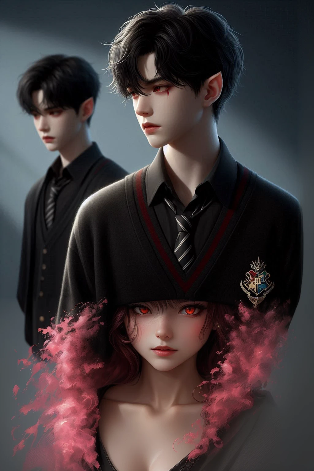 Sparkling red eyes
