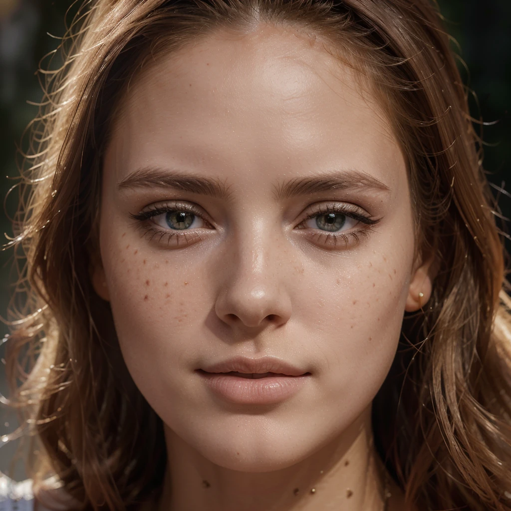 a young french blonde woman, piercing gaze, carefree, shy, extremely detailed, freckles on her face, (best quality,4k,8k,highres,masterpiece:1.2),ultra-detailed,(realistic,photorealistic,photo-realistic:1.37),detailed eyes, detailed lips, detailed face, longeyelashes, porcelain skin,delicate features, natural lighting,soft color tones,warm lighting,detailed fashion,detailed clothing,intricate details