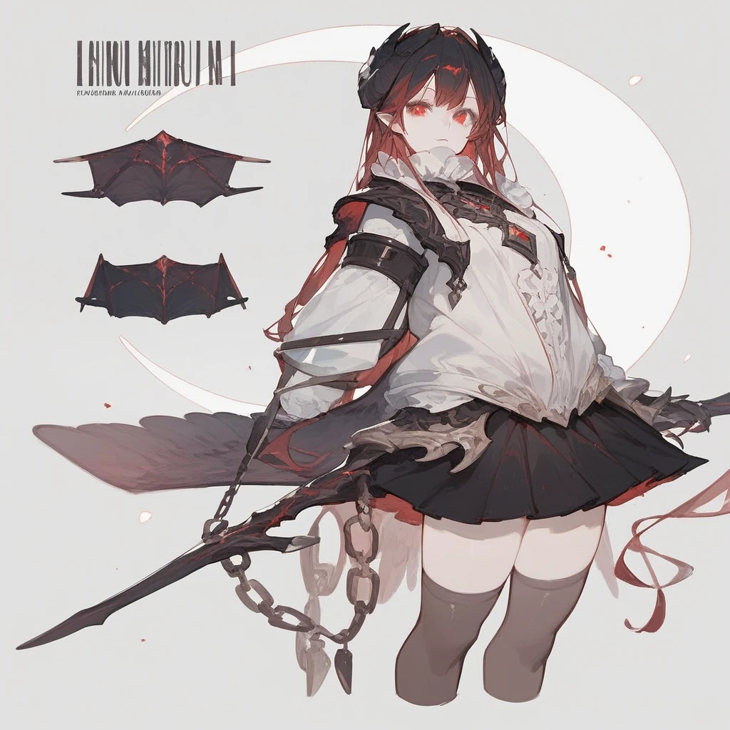 (score_9,score_8_up,score_7_up),1girl,girl demon,red hair,red eyes,wings,claws,black dress,beautiful_face,