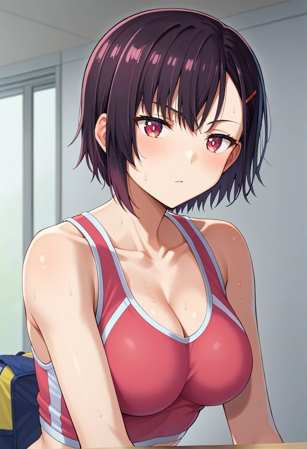 Mikazuki Shizuka, alone, Sportswear,BREAK
score_9, score_8_superior, score_7_superior, anime