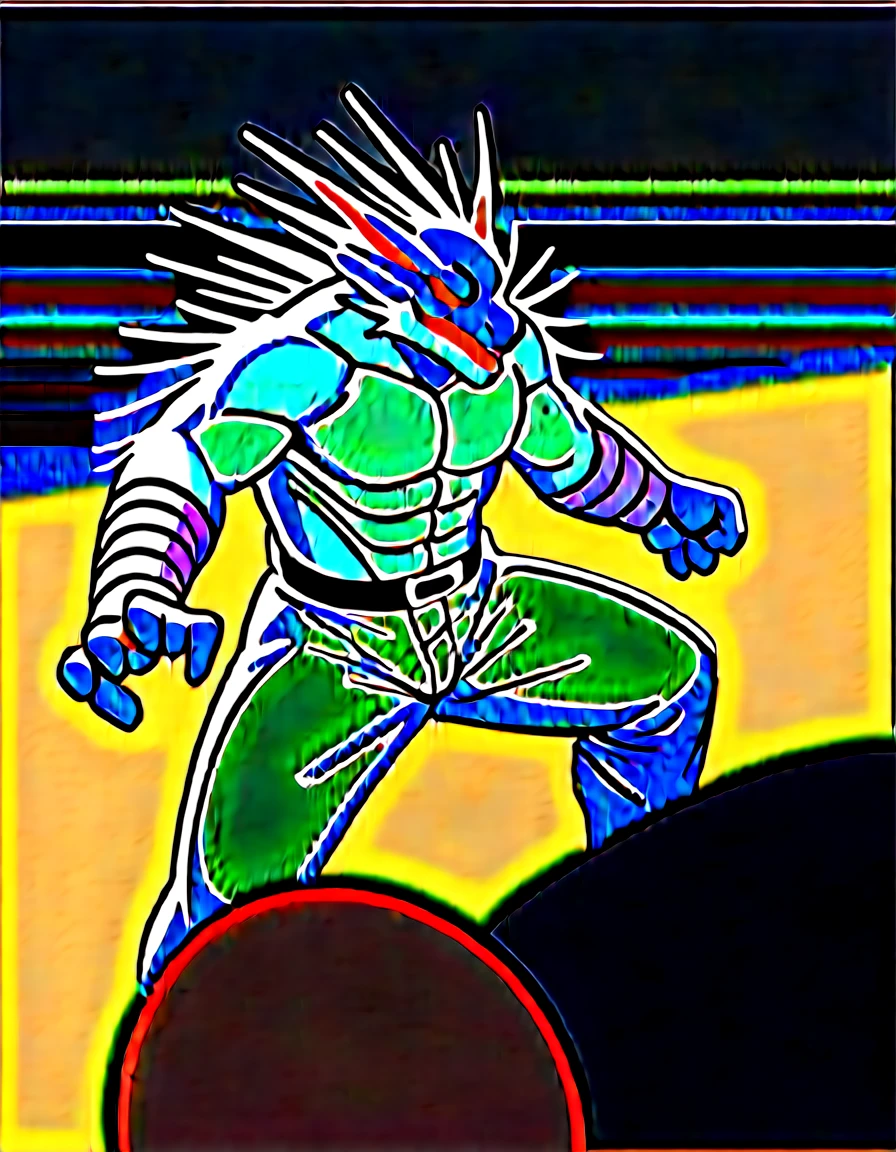 top quality, high-quality illustrations((masterpiece))depth of field, motion blur, absurdres, Perfect Anatomy, magnificent picture of kemono fighting fierce battles, kemono, 1boy, solo focus, Anthro((dramatic))epic, weapon, dynamic pose, One scene of movie,FURRY,dragon