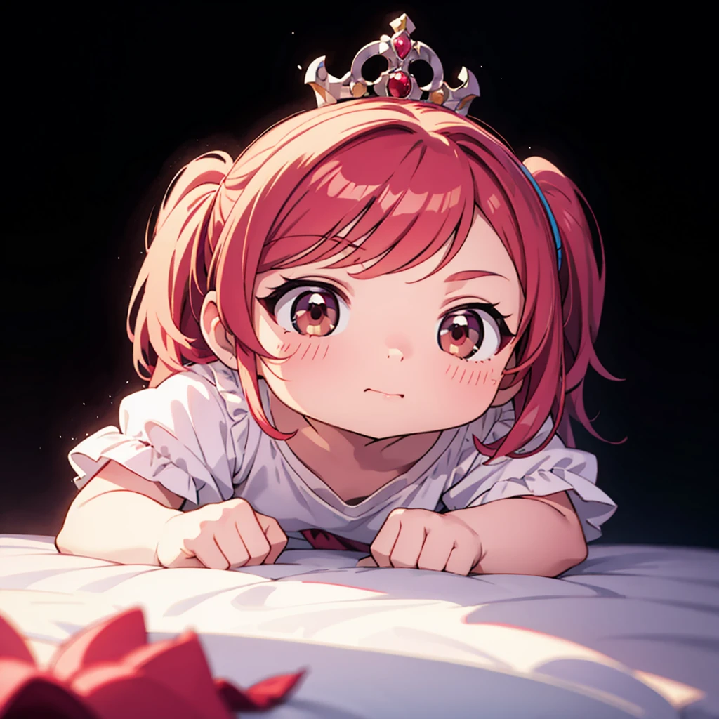 Bany girl, red hair, BROWN EYES, Princess Dress