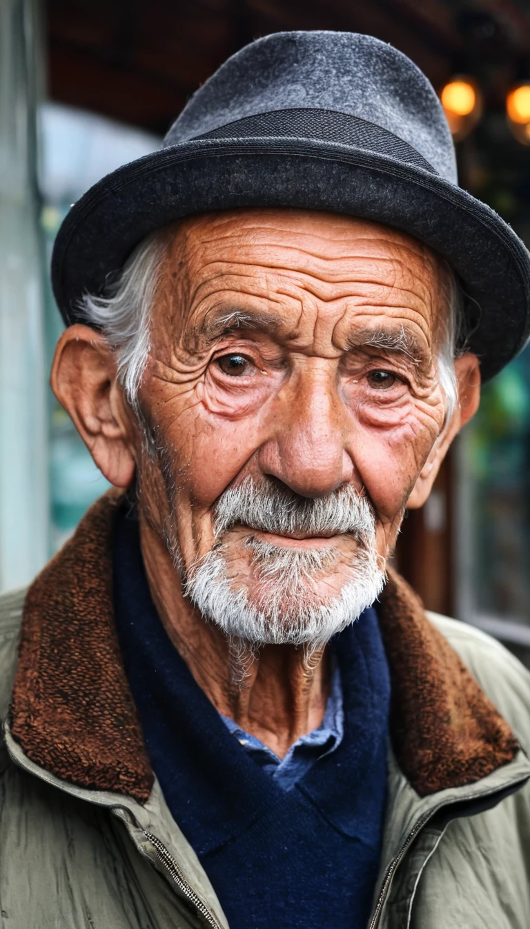 A very handsome old man