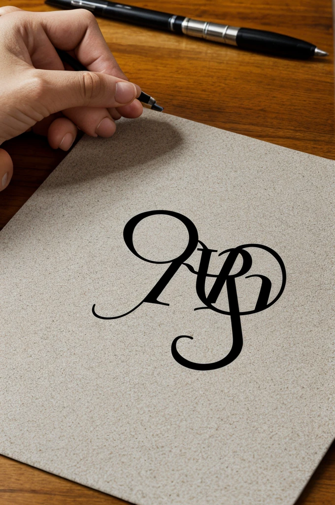 Create a logo with the initials JR junior
