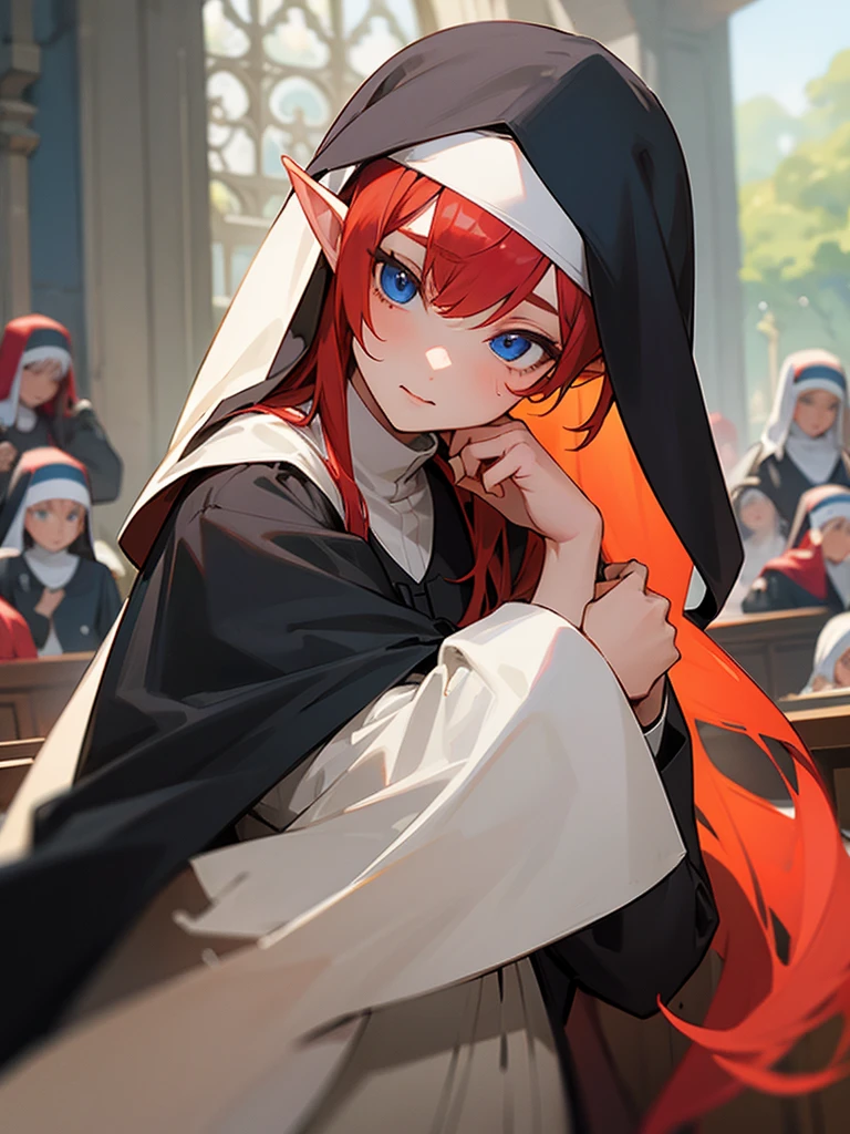 Girl, elf, teen, nun, young, shota, redhead