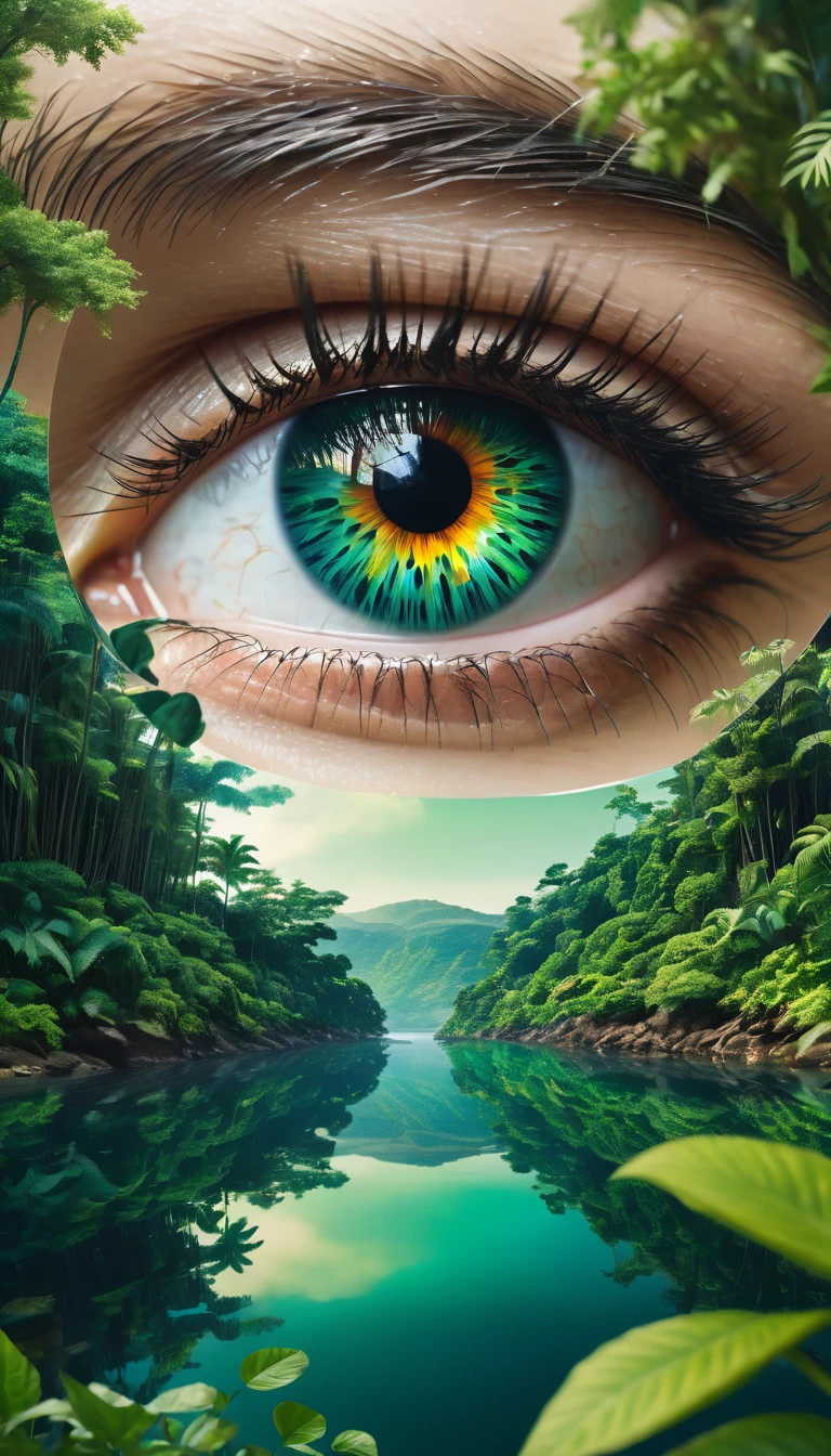 Visuals: The reflection in the eye now shows scenes of diverse, vibrant environments: lush forests, bustling cities, serene oceans.
Keep your eyes open / And embrace what you see / It’s there right now / But who knows how long it’s gonna be / How long it’s gonna be