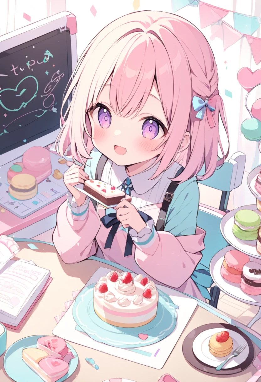 Q board,cake,Cute girl,Sweet,cute,Macaron Colors
