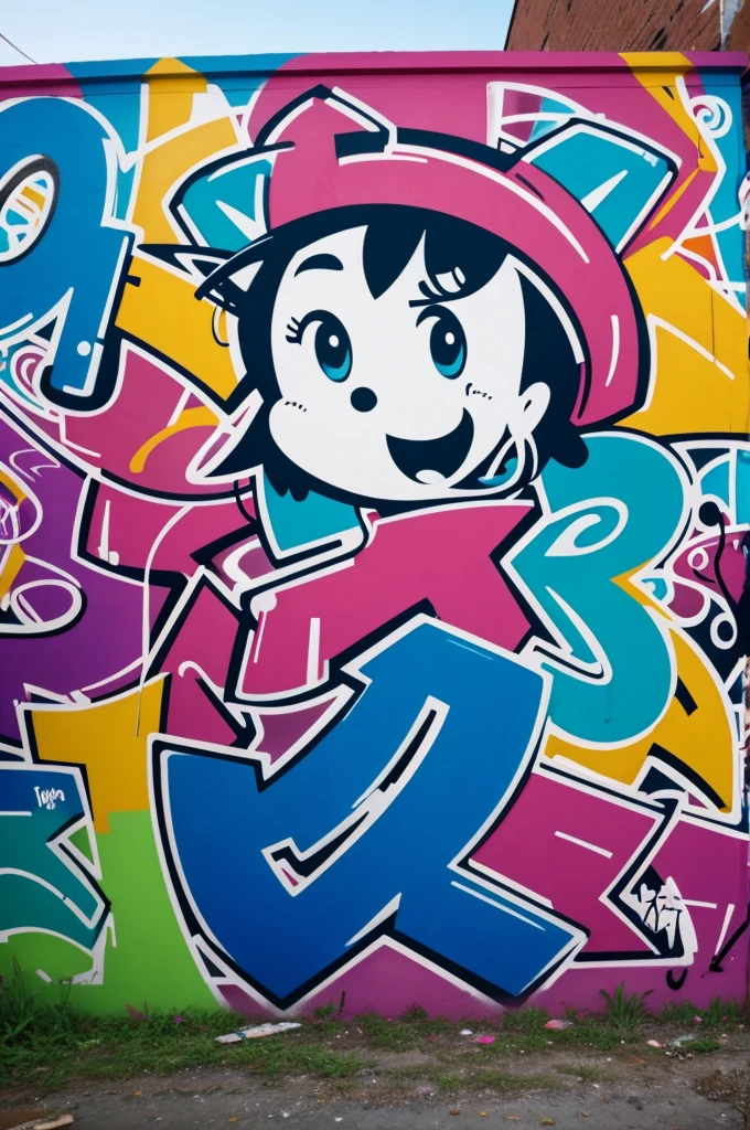 Graffiti that says tomy