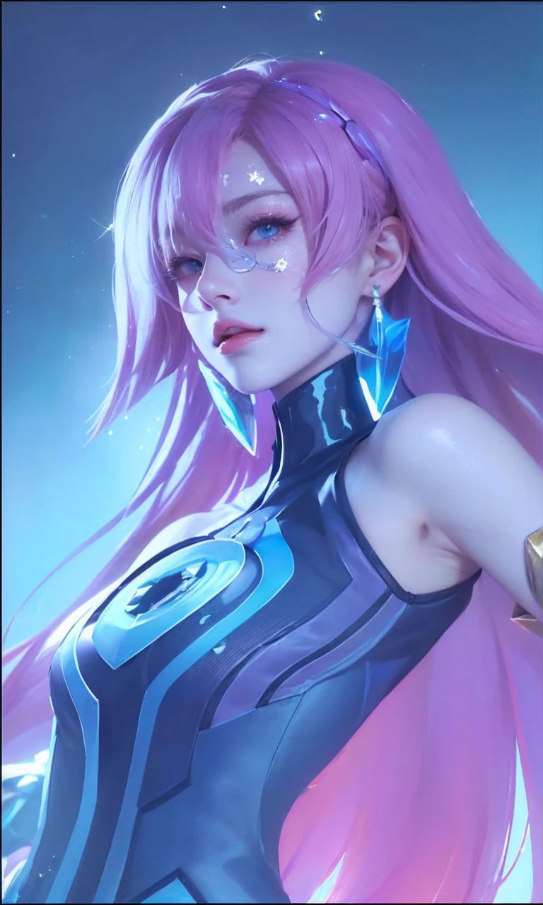 a close up of a woman with long blonde hair wearing a dress, portrait knights of zodiac girl, lovely brigitte from overwatch, brigitte from overwatch, knights of zodiac girl, pink twintail hair and cyan eyes, render of a cute girl, keqing from genshin impact, blond hair with pigtails, senna from league of legends