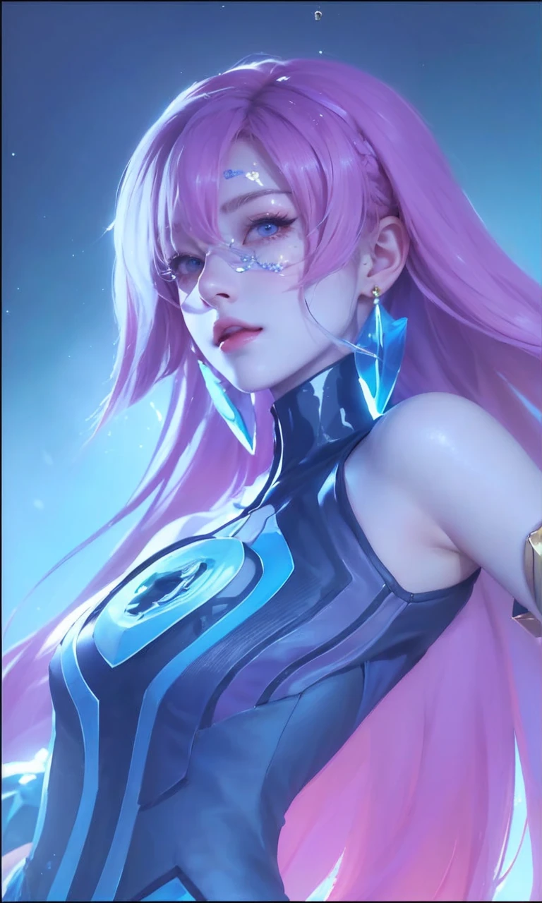 a close up of a woman with long blonde hair wearing a dress, portrait knights of zodiac girl, lovely brigitte from overwatch, brigitte from overwatch, knights of zodiac girl, pink twintail hair and cyan eyes, render of a cute girl, keqing from genshin impact, blond hair with pigtails, senna from league of legends